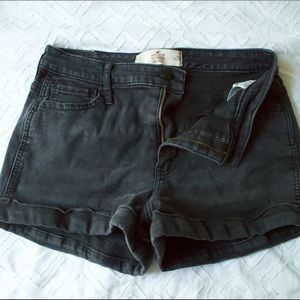 Hollister Black Wash Jean Short